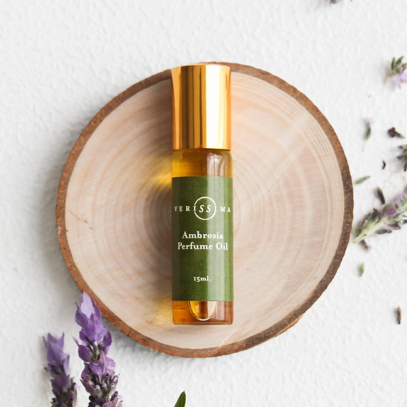 natural perfume oils | Ambrosia | Verissima Natural Skin Care